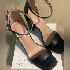 Black Dress Shoes Size 8 M memory foam insole